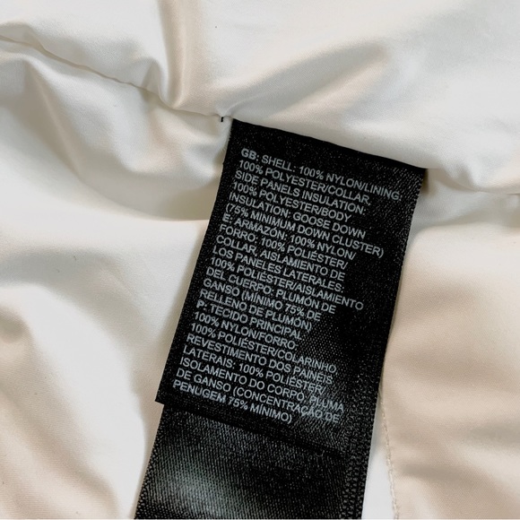 THE NORTH FACE 550 WHITE DOWN PUFFER VEST - Picture 8 of 14